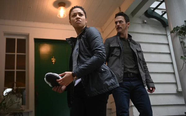 Finola Jones Riann Steele Bryan Beneventi Jonathan Tucker TV Show debris HD Desktop Wallpaper | Background Image