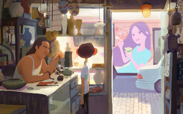 Din Song movie Wish Dragon HD Desktop Wallpaper | Background Image