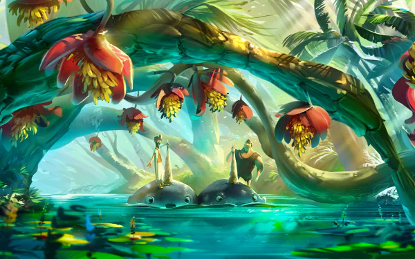 Grug (The Croods) Phil Betterman movie The Croods: A New Age HD Desktop Wallpaper | Background Image