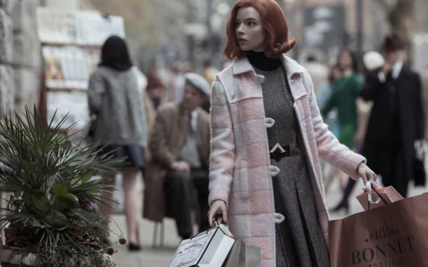 Beth Harmon Anya Taylor-Joy TV Show The Queen's Gambit HD Desktop Wallpaper | Background Image