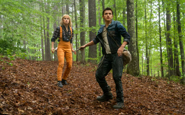 Todd Hewitt Tom Holland Viola Eade Daisy Ridley movie Chaos Walking HD Desktop Wallpaper | Background Image