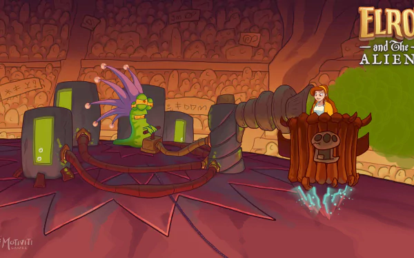 video game Elroy and the Aliens HD Desktop Wallpaper | Background Image