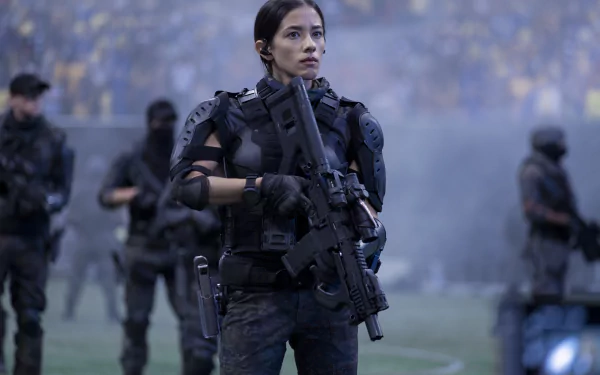 Seychelle Gabriel movie The Tomorrow War HD Desktop Wallpaper | Background Image