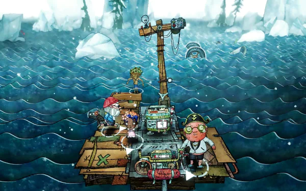 video game Trash Sailors HD Desktop Wallpaper | Background Image