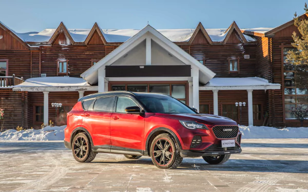  Red Jetour X70 Coupe