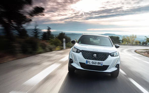  White 2019 Peugeot 2008 GT Line