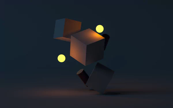 3D artistic cube HD Desktop Wallpaper | Background Image