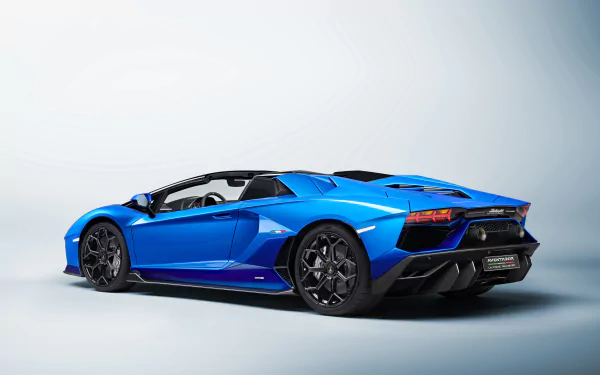  Blue 2021 Lamborghini Aventador LP 780-4 "Ultimae" Roadster (LB834)