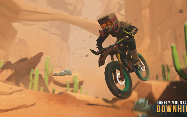 video game Lonely Mountains: Downhill HD Desktop Wallpaper | Background Image