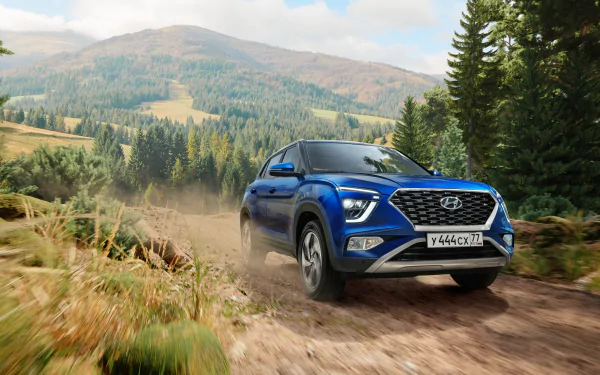  Blue 2021 Hyundai Creta (SU2)