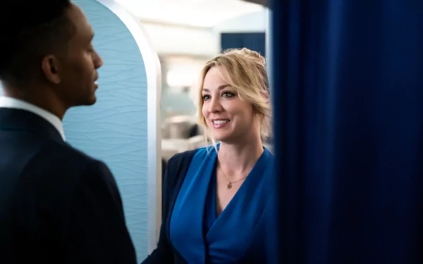 Kaley Cuoco TV Show The Flight Attendant HD Desktop Wallpaper | Background Image