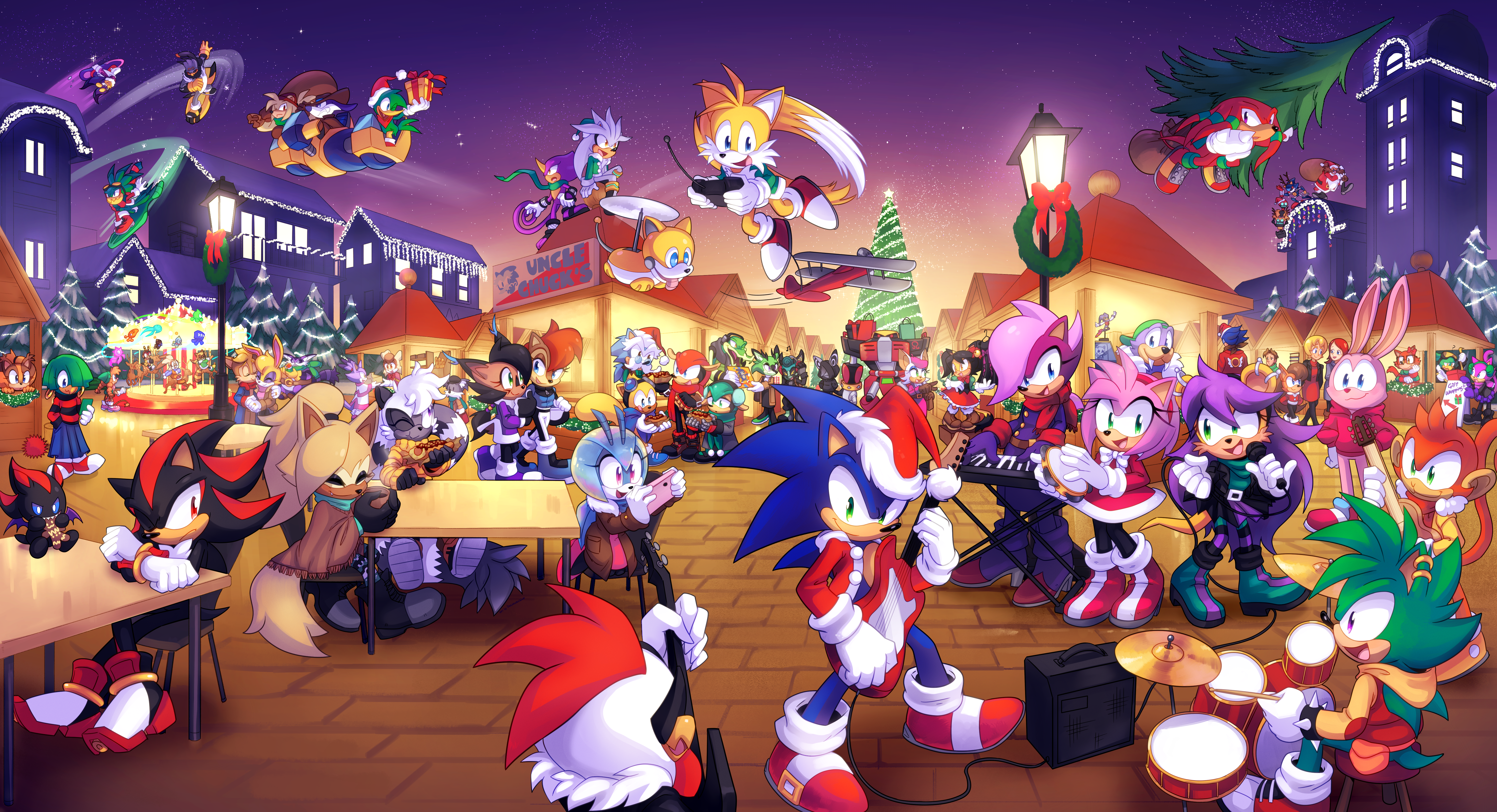Sonic the Hedgehog 4k Ultra HD Wallpaper by Drawloverlala