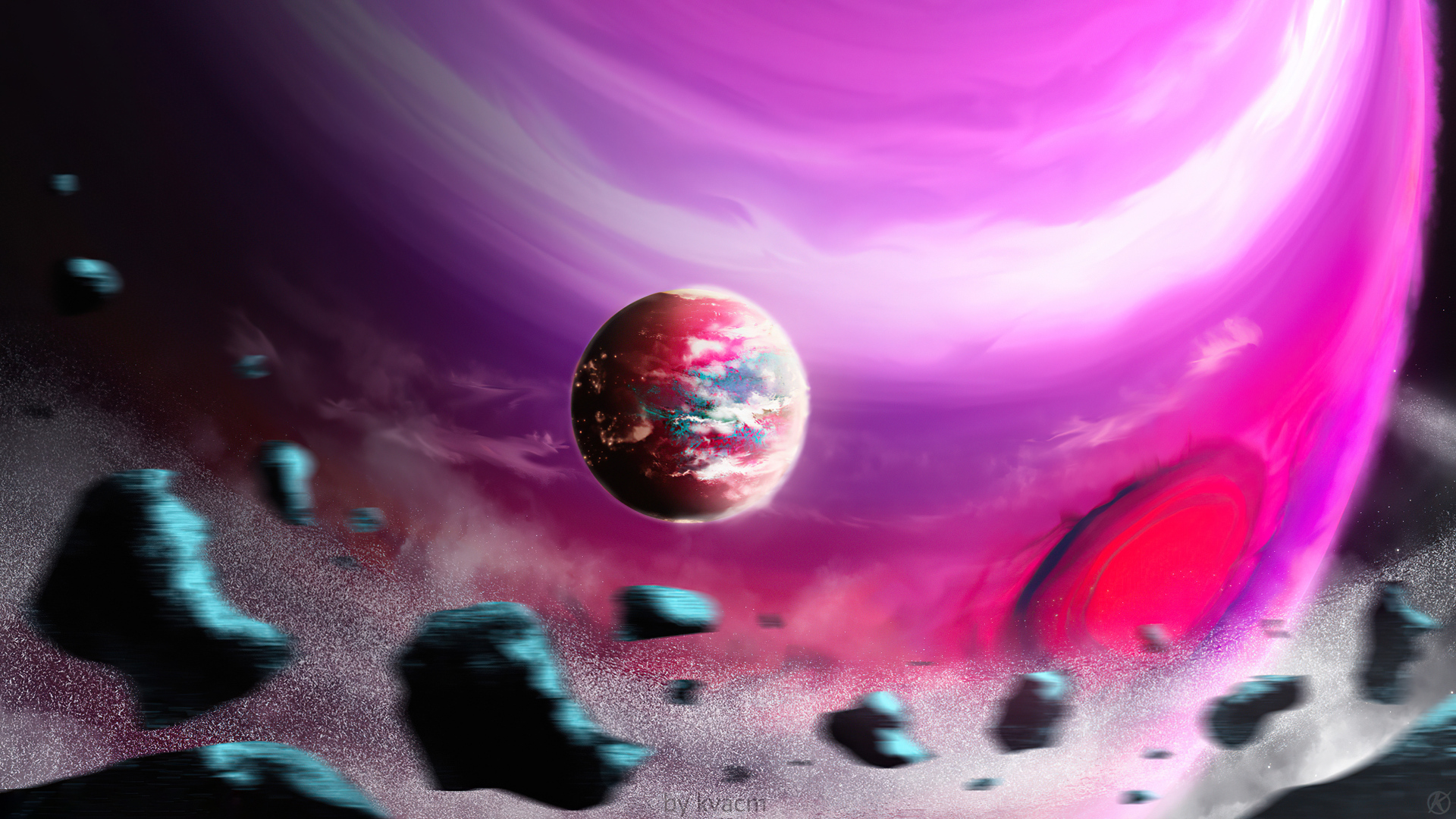 Download Sci Fi Planet Hd Wallpaper By Michal Kváč 1211
