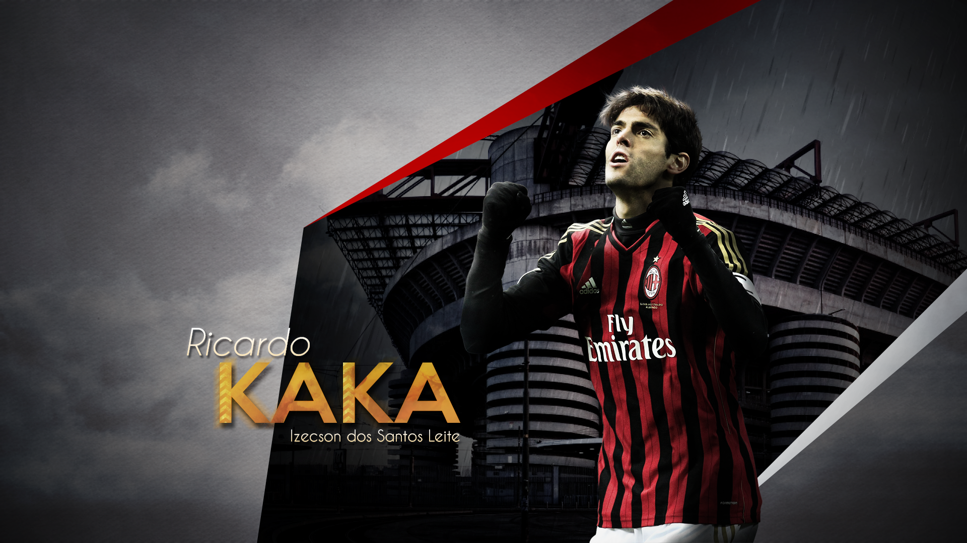 HD wallpaper sport Football Milan Adidas Club Player Kaka Ricardo  Kaka  Wallpaper Flare