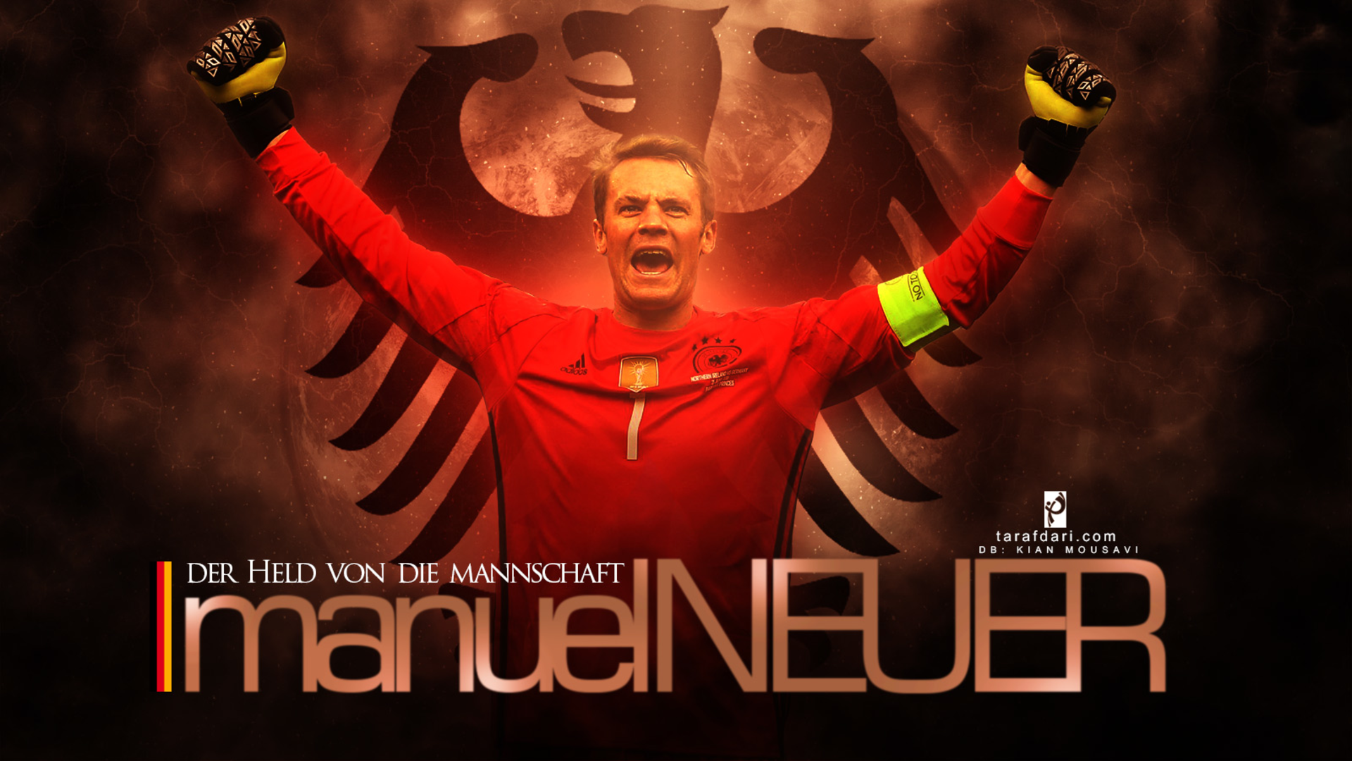 Manuel Neuer Germany WC 2018 Wallpaper by adi149 on DeviantArt