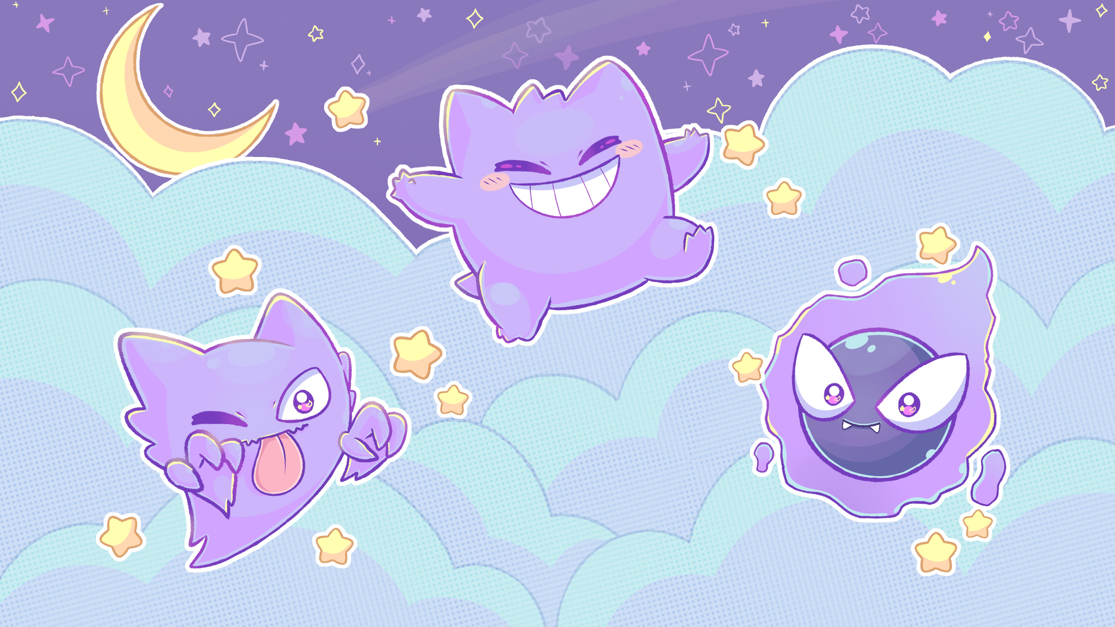 Pokemon Gengar, Cool pokemon wallpapers, Cute cartoon wallpapers, Gengar  pokemon