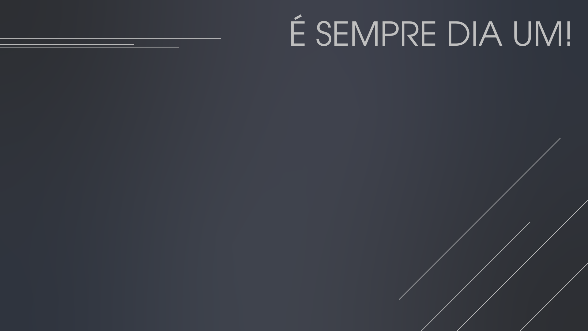 DAY ONE - DIA UM by PauloMarques