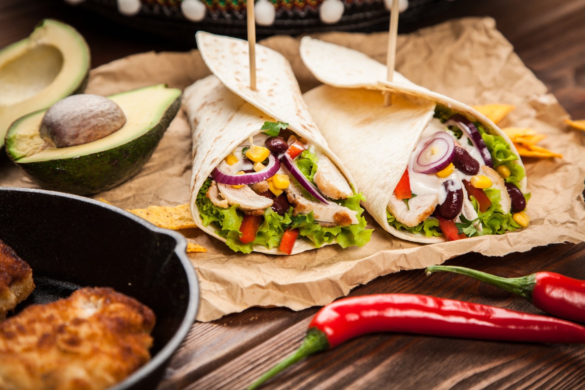 Download Tortilla Food Meal 4k Ultra HD Wallpaper