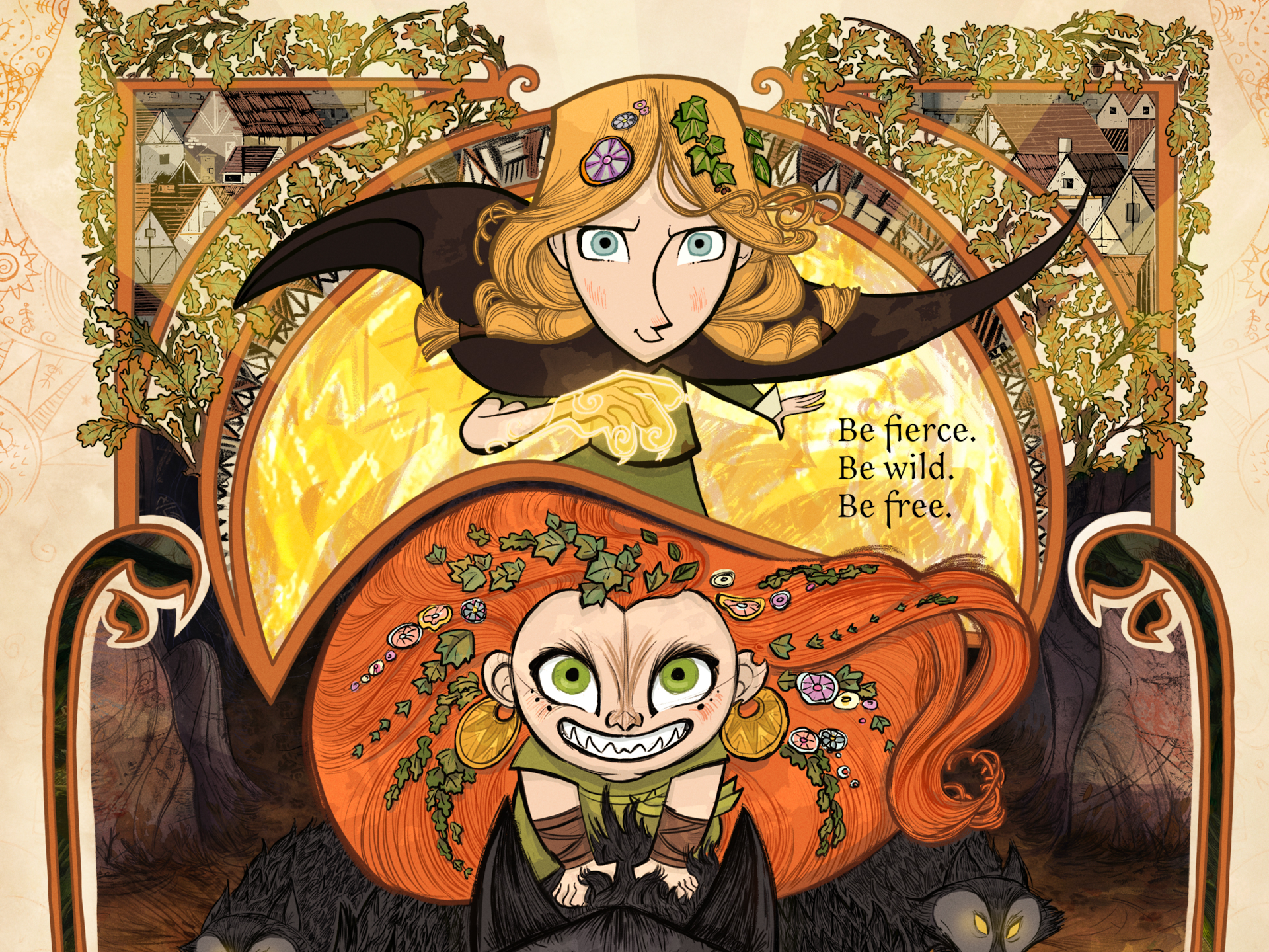 Download Mebh Óg Mactíre Robyn Goodfellowe Movie Wolfwalkers HD Wallpaper