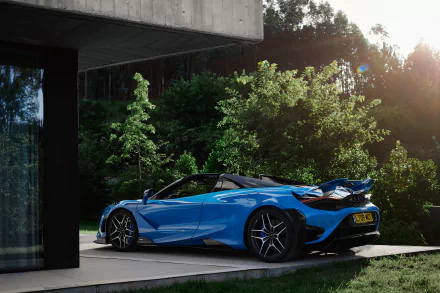 supercar McLaren 765LT vehicle McLaren 765LT Spider HD Desktop Wallpaper | Background Image