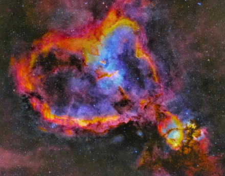  The Heart Nebula (IC 1805 or Sharpless 2-190) by Andrew McCarthy