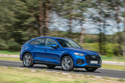  Blue Audi Q5 Sportback 55 TFSI e quattro S line