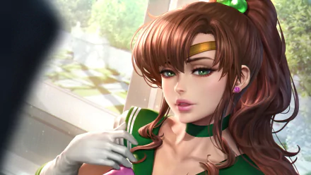 Makoto Kino Sailor Jupiter Anime Sailor Moon HD Desktop Wallpaper | Background Image