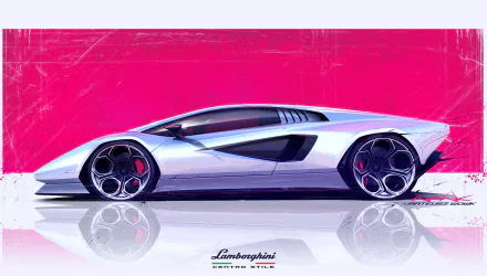 vehicle Lamborghini Countach LPI 800-4 HD Desktop Wallpaper | Background Image