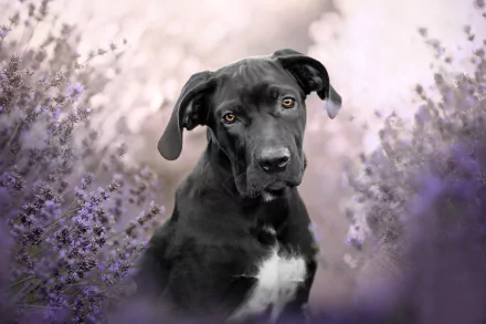 lavender Animal Cane Corso HD Desktop Wallpaper | Background Image