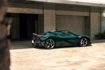 Green Ferrari SF90 Stradale Assetto Fiorano (F173)