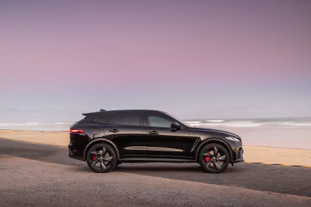  2021 Black Jaguar F-Pace SVR
