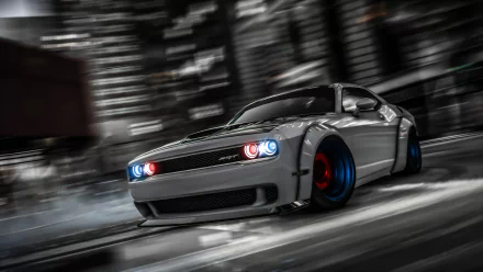 Dodge Challenger SRT video game Grand Theft Auto V HD Desktop Wallpaper | Background Image