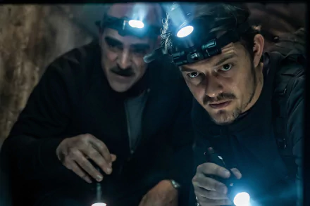 Sam Riley Luis Tosar movie The Vault (2021) HD Desktop Wallpaper | Background Image
