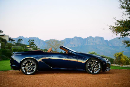 cabriolet vehicle Lexus LC 500 HD Desktop Wallpaper | Background Image