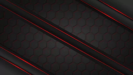 red Abstract hexagon HD Desktop Wallpaper | Background Image