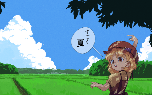 Anime Touhou Minoriko Aki HD Wallpaper | Background Image