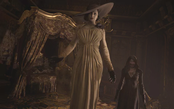 Alcina Dimitrescu video game Resident Evil Village HD Desktop Wallpaper | Background Image