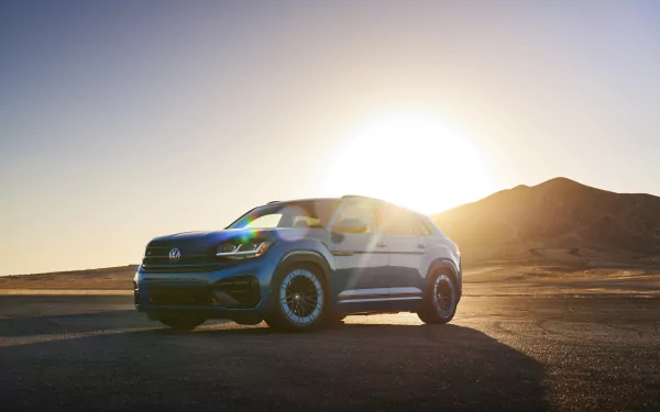  Blue Volkswagen Atlas Cross Sport GT Concept