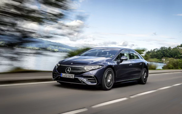  Black 2021 Mercedes-Benz EQS 580 4MATIC (V297)