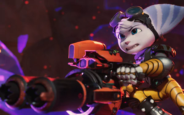 Rivet (Ratchet & Clank) video game Ratchet & Clank: Rift Apart HD Desktop Wallpaper | Background Image