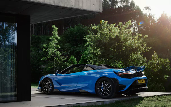 supercar McLaren 765LT vehicle McLaren 765LT Spider HD Desktop Wallpaper | Background Image