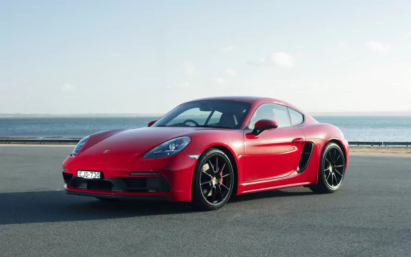  Red Porsche 718 Cayman GTS 4.0 MT (982C)