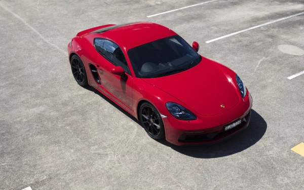  Red Porsche 718 Cayman GTS 4.0 MT (982C)