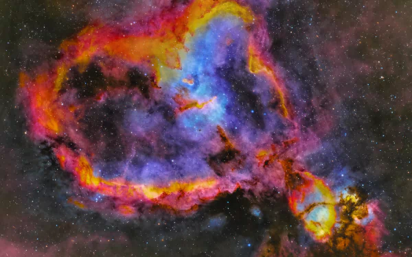  The Heart Nebula (IC 1805 or Sharpless 2-190) by Andrew McCarthy