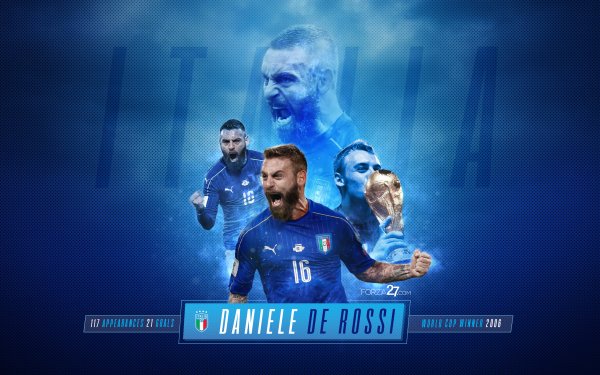 Sports Daniele De Rossi Soccer Player Italy National Football Team HD Wallpaper | Background Image