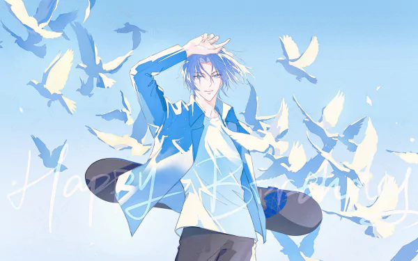 Langa Hasegawa Anime SK8 the Infinity HD Desktop Wallpaper | Background Image