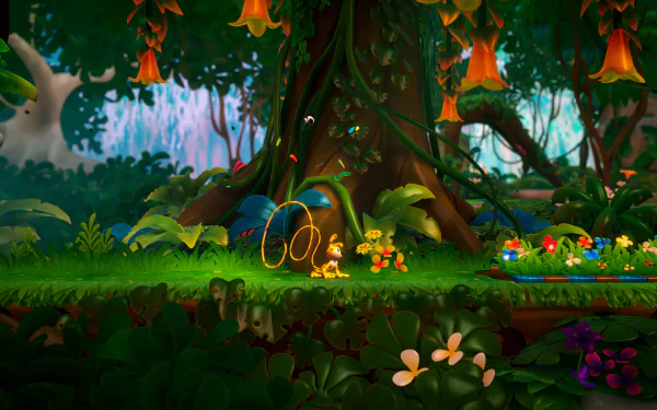 video game Marsupilami: Hoobadventure HD Desktop Wallpaper | Background Image