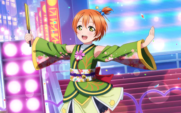 Rin Hoshizora Anime Love Live! HD Desktop Wallpaper | Background Image