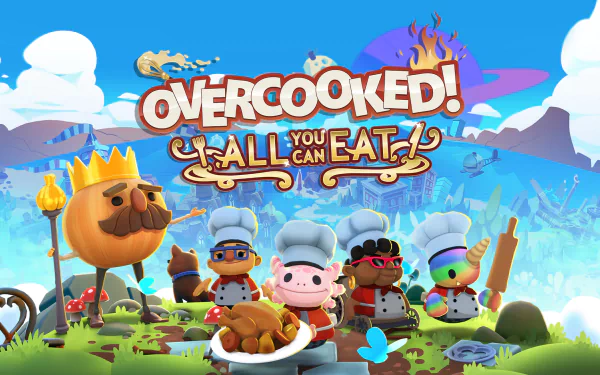 video game Overcooked! All You Can Eat HD Desktop Wallpaper | Background Image