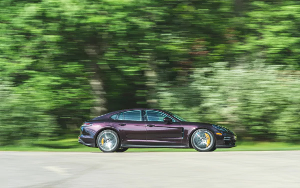  2021 Purple Porsche Panamera Turbo S (971)
